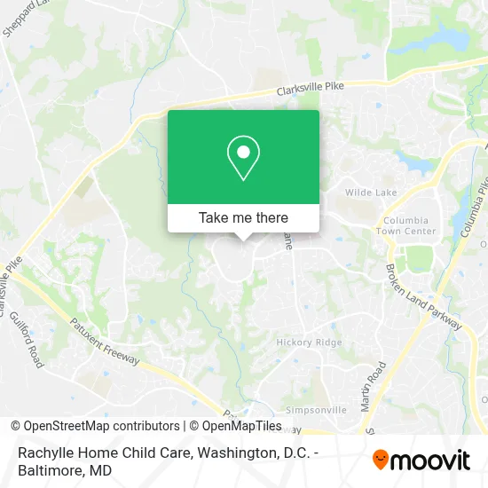 Rachylle Home Child Care map