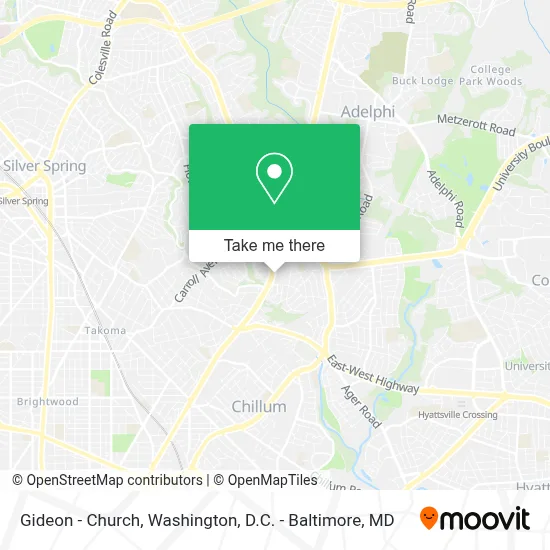 Gideon - Church map