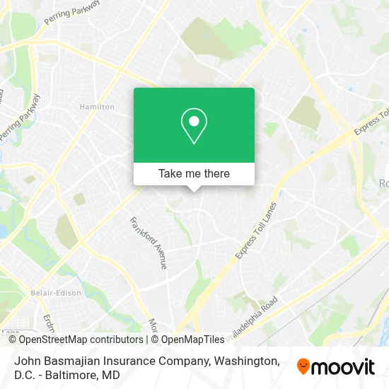 John Basmajian Insurance Company map