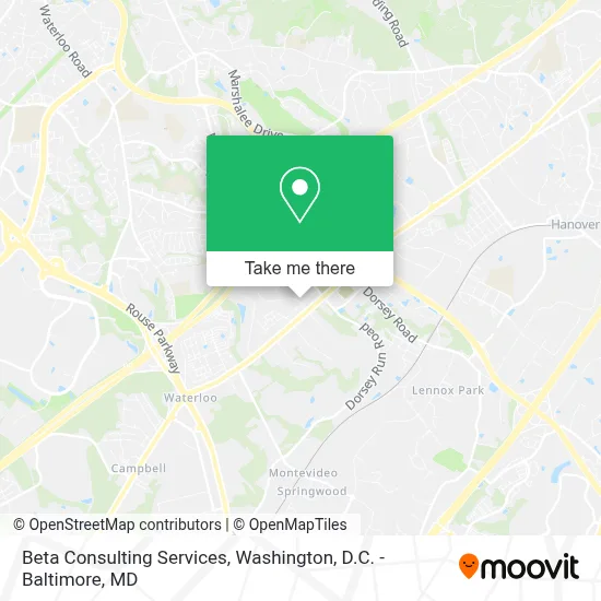 Beta Consulting Services map