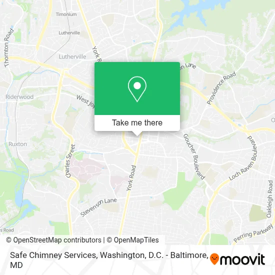 Safe Chimney Services map