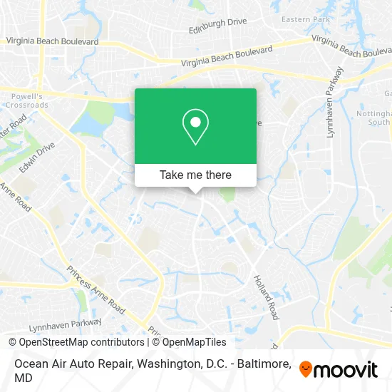 Ocean Air Auto Repair map