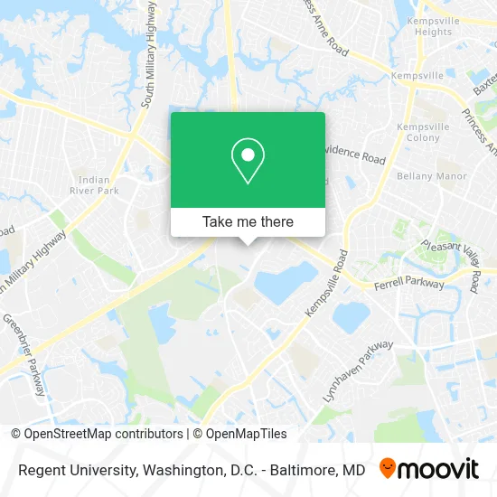 Regent University map