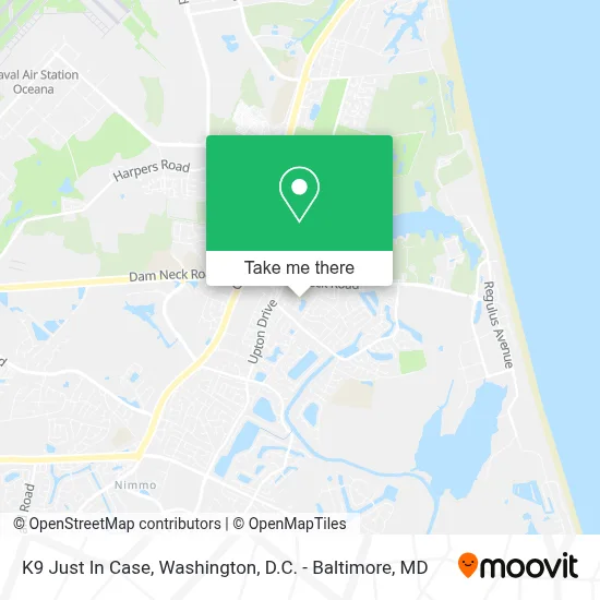 K9 Just In Case map