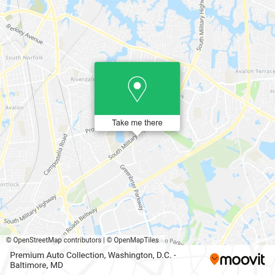 Premium Auto Collection map