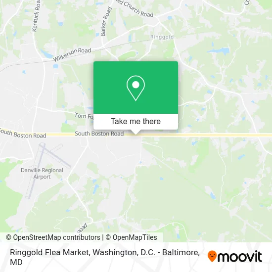 Ringgold Flea Market map