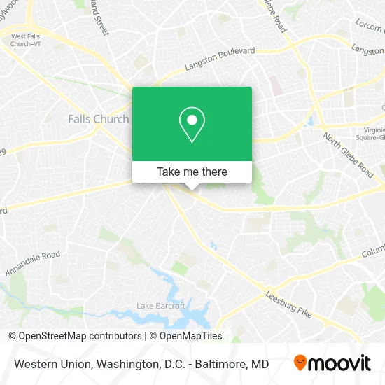 Western Union map