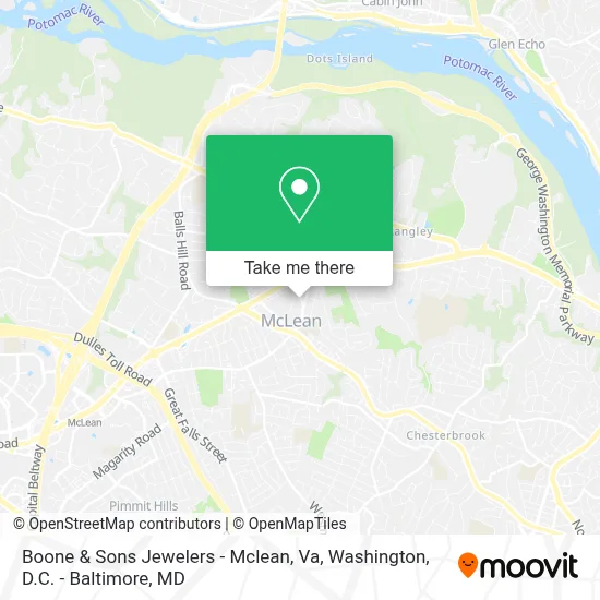Boone & Sons Jewelers - Mclean, Va map