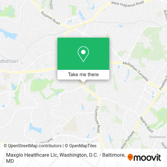 Maxgio Healthcare Llc map
