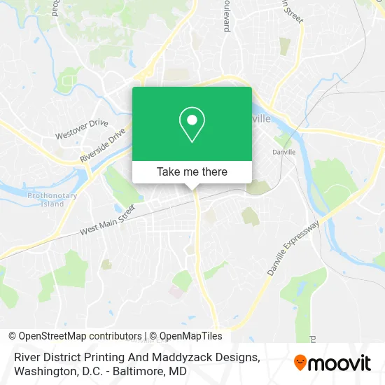 River District Printing And Maddyzack Designs map