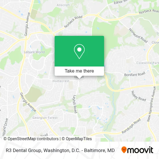 R3 Dental Group map