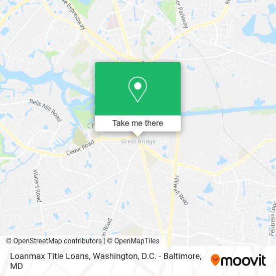Loanmax Title Loans map