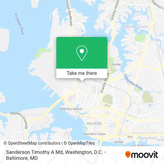 Sanderson Timothy A Md map
