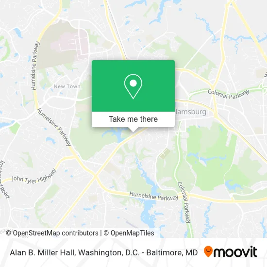 Alan B. Miller Hall map