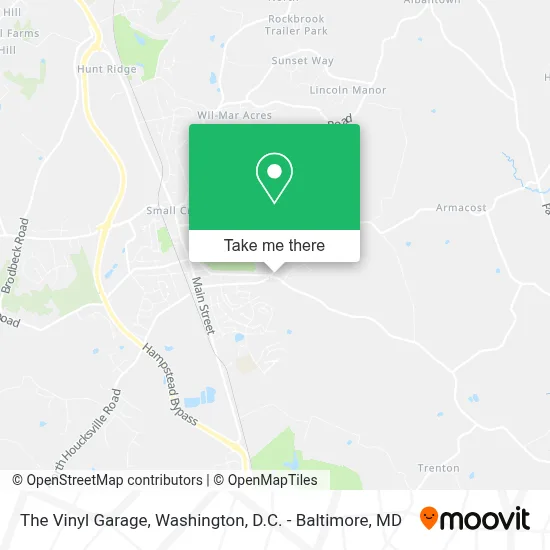 The Vinyl Garage map