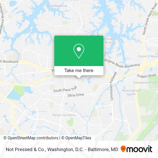 Not Pressed & Co. map