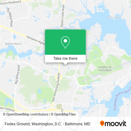 Fedex Ground map