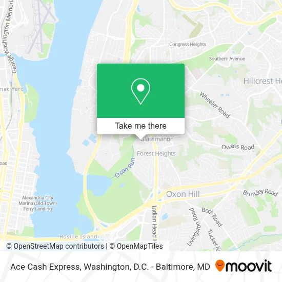 Ace Cash Express map
