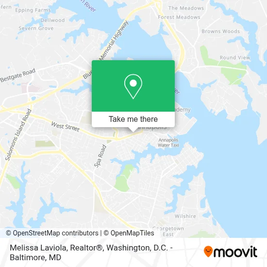 Melissa Laviola, Realtor® map