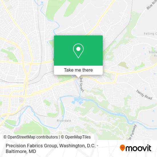 Precision Fabrics Group map