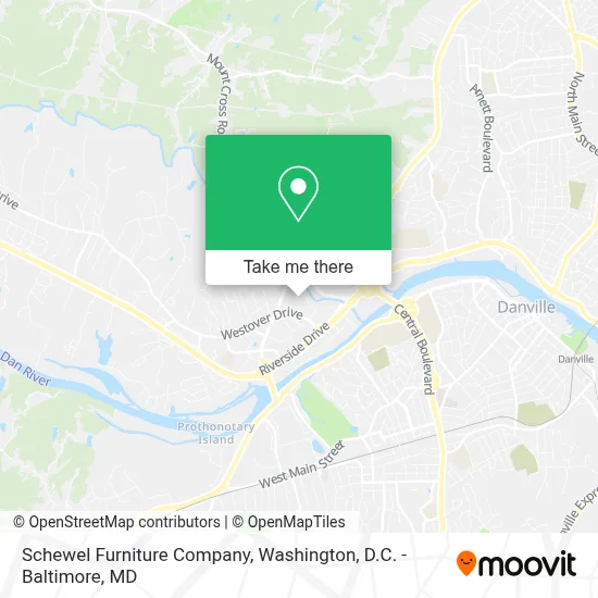 Schewel Furniture Company map