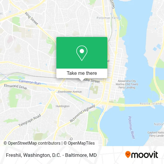 Freshii map