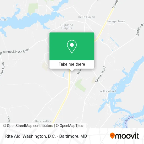 Rite Aid map
