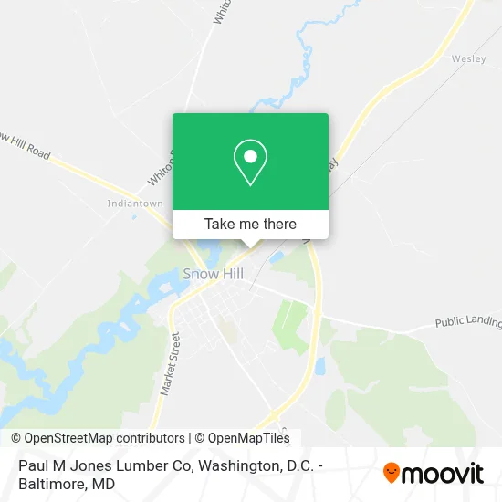 Paul M Jones Lumber Co map