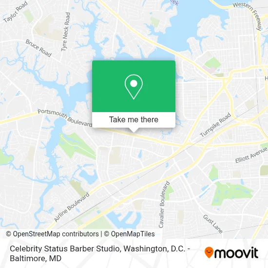 Celebrity Status Barber Studio map