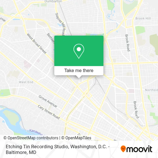 Etching Tin Recording Studio map