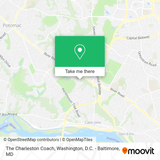 The Charleston Coach map