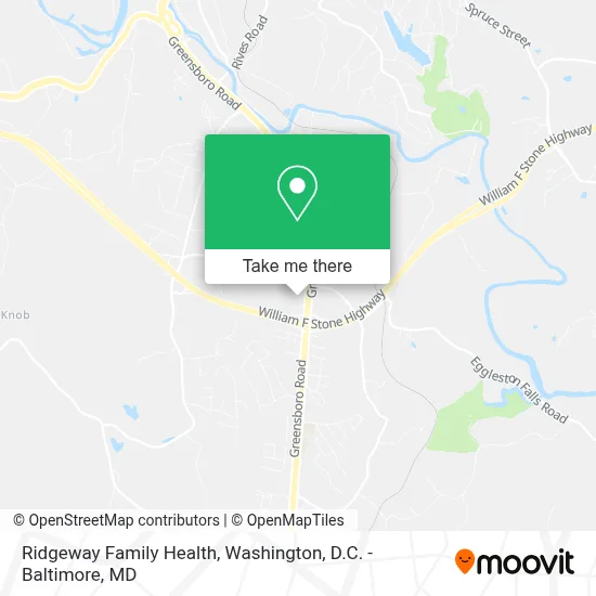 Ridgeway Family Health map
