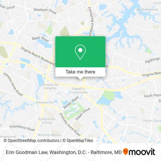 Erin Goodman Law map