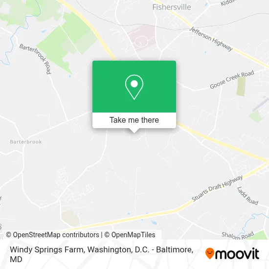 Windy Springs Farm map