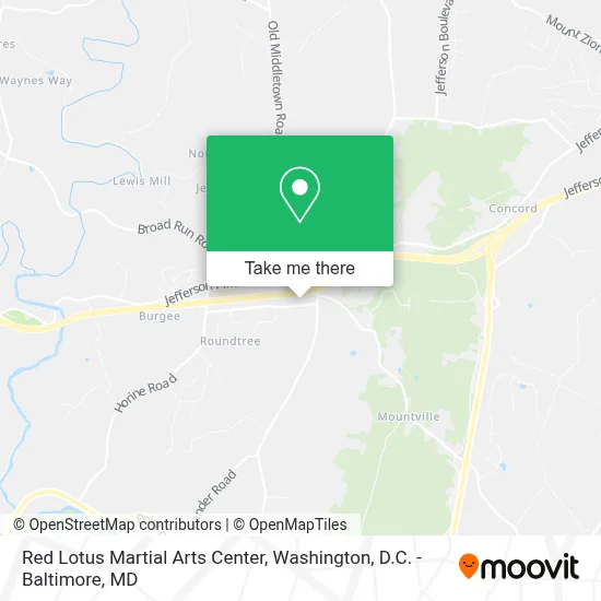 Red Lotus Martial Arts Center map