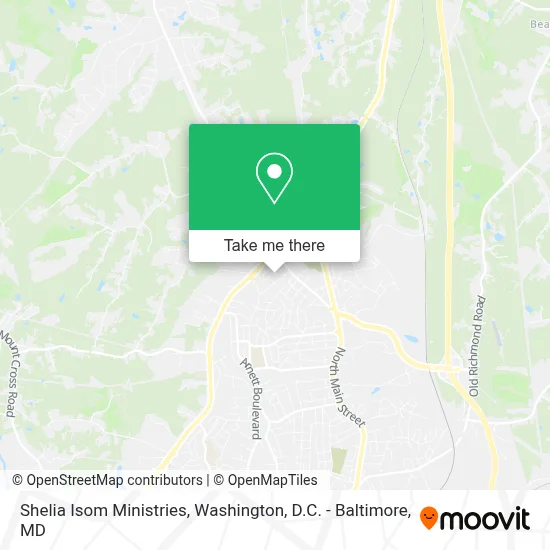 Shelia Isom Ministries map