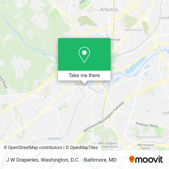 J W Draperies map