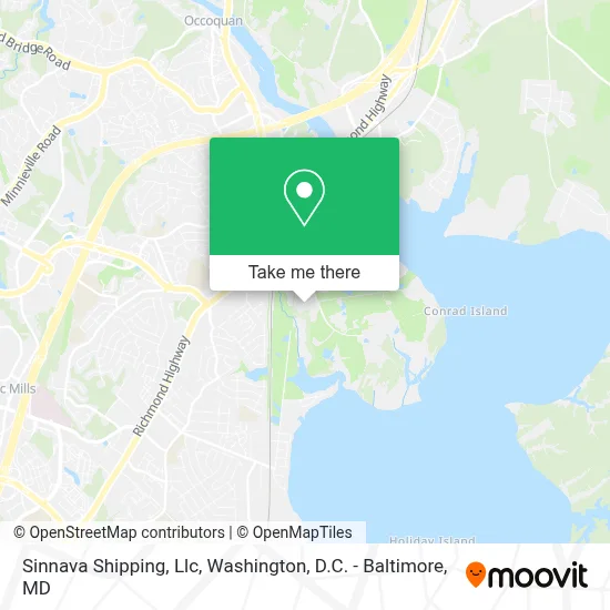 Sinnava Shipping, Llc map