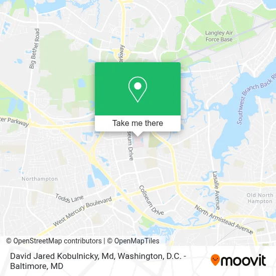 David Jared Kobulnicky, Md map