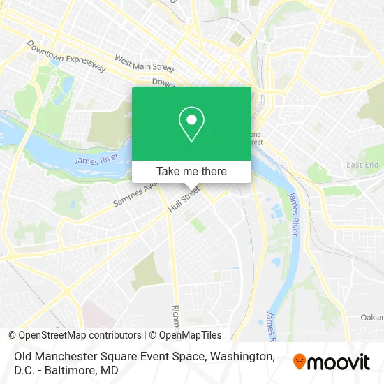Old Manchester Square Event Space map