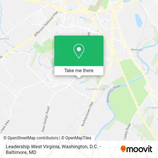 Leadership West Virginia map
