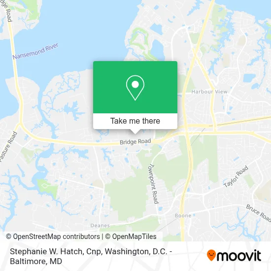 Stephanie W. Hatch, Cnp map