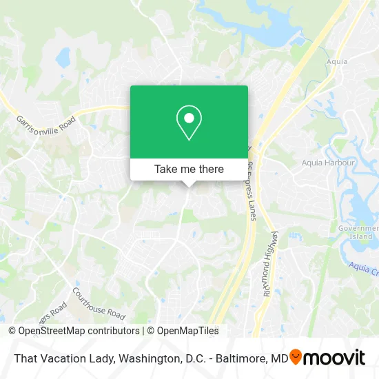 That Vacation Lady map