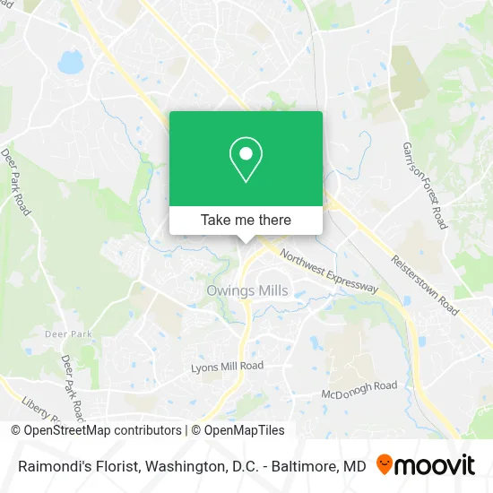 Raimondi's Florist map