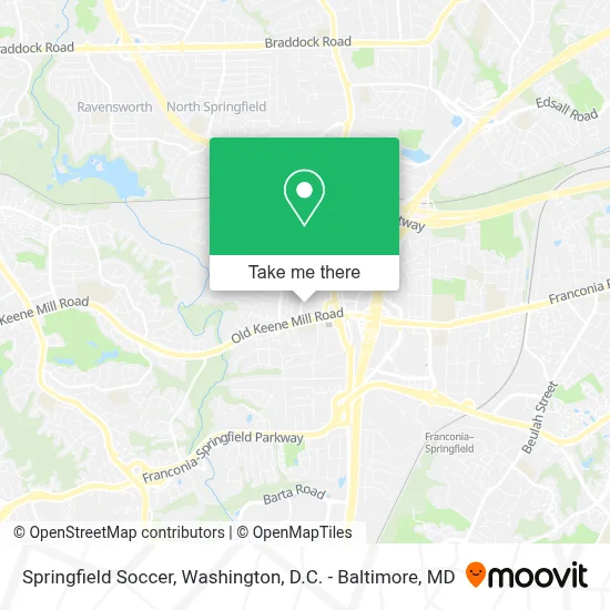 Springfield Soccer map