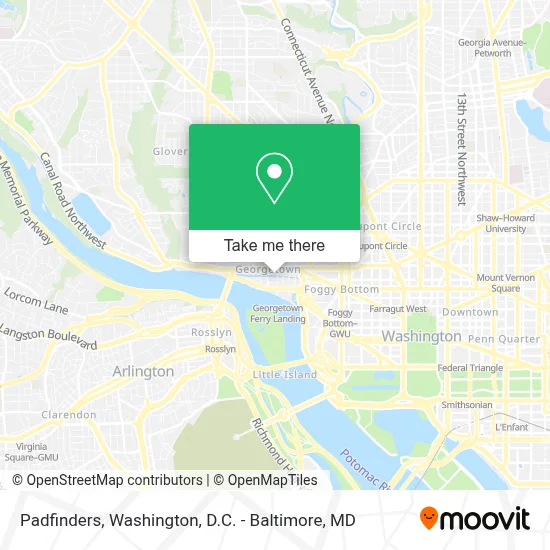 Padfinders map