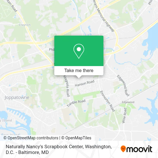 Naturally Nancy's Scrapbook Center map
