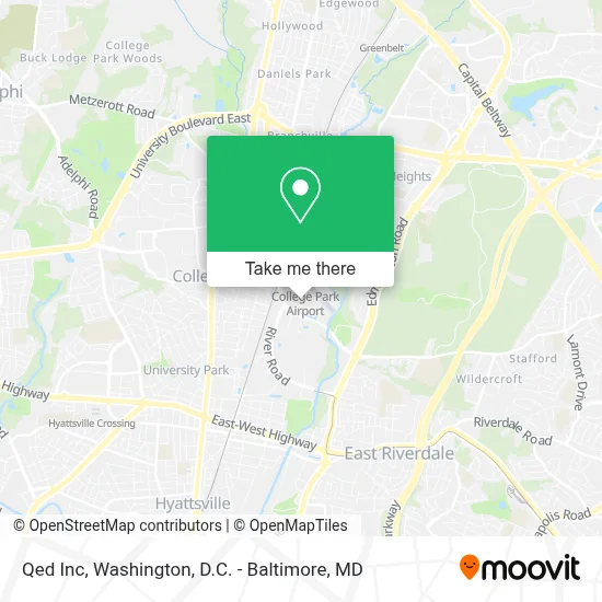 Qed Inc map