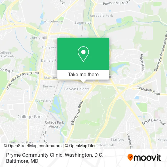 Pryme Community Clinic map