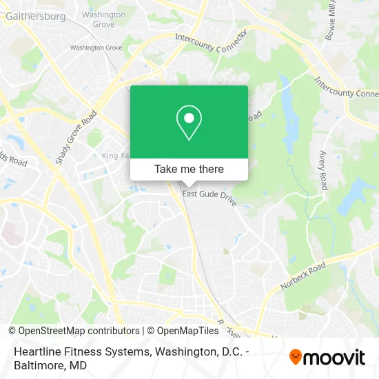 Heartline Fitness Systems map